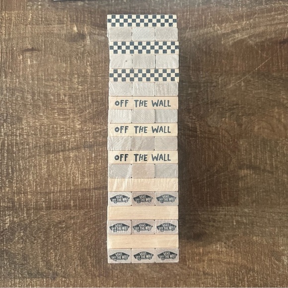 Vans Family 54 Piece Jenga Game New Sealed - Picture 3 of 5